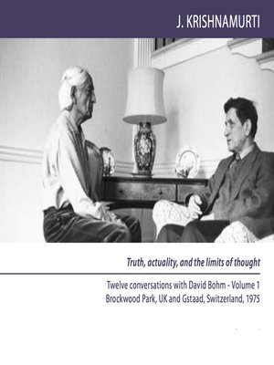 cover image of Thought cannot bring about an insight
